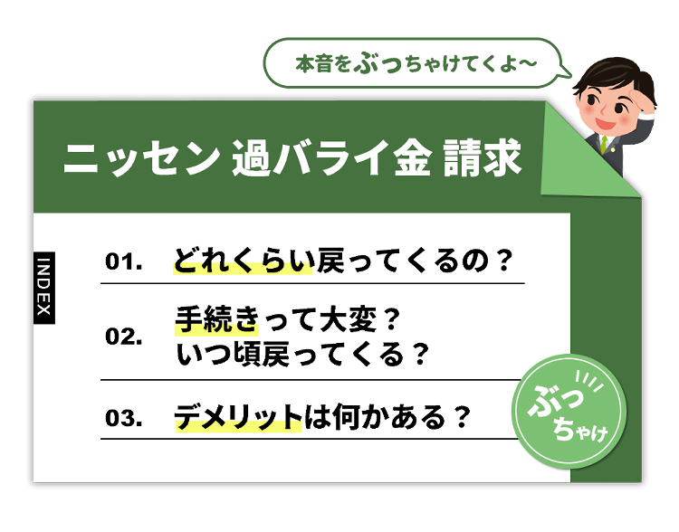 ニッセン編 あいきんくんのぶっちゃけ過バライ金請求シリーズ